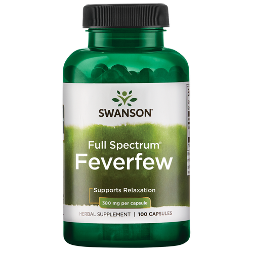 Swanson Feverfew 380 мг 100 капсул
