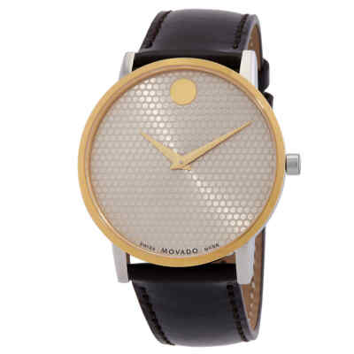 Movado Museum Classic Quartz Silver Dial Mens Watch 0607800