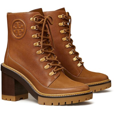 Женские ботинки Miller Brown до середины икры Tory Burch Womens 9.5 Medium (B,M) BHFO 7106