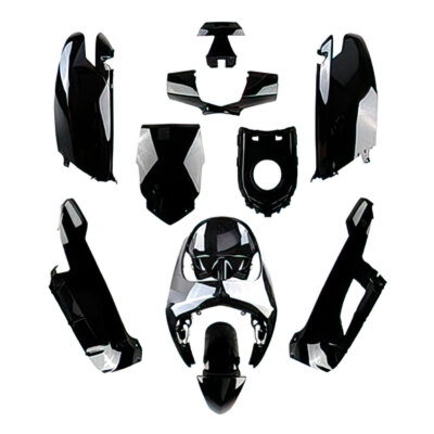 KIT CARENA 10 PEZZI NERO FOR PEUGEOT VIVAVITY DOPO IL 2008