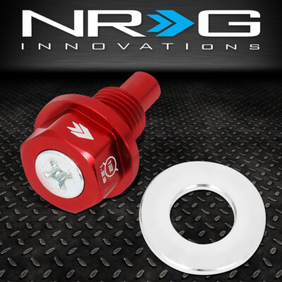 NRG INNOVATIONS NOP-200RD M12X1.25 АЛЮМИНИЕВАЯ МАГНИТНАЯ ПРОБКА ДЛЯ СЛИВА МАСЛА, БОЛТ + ПРОКЛАДКА