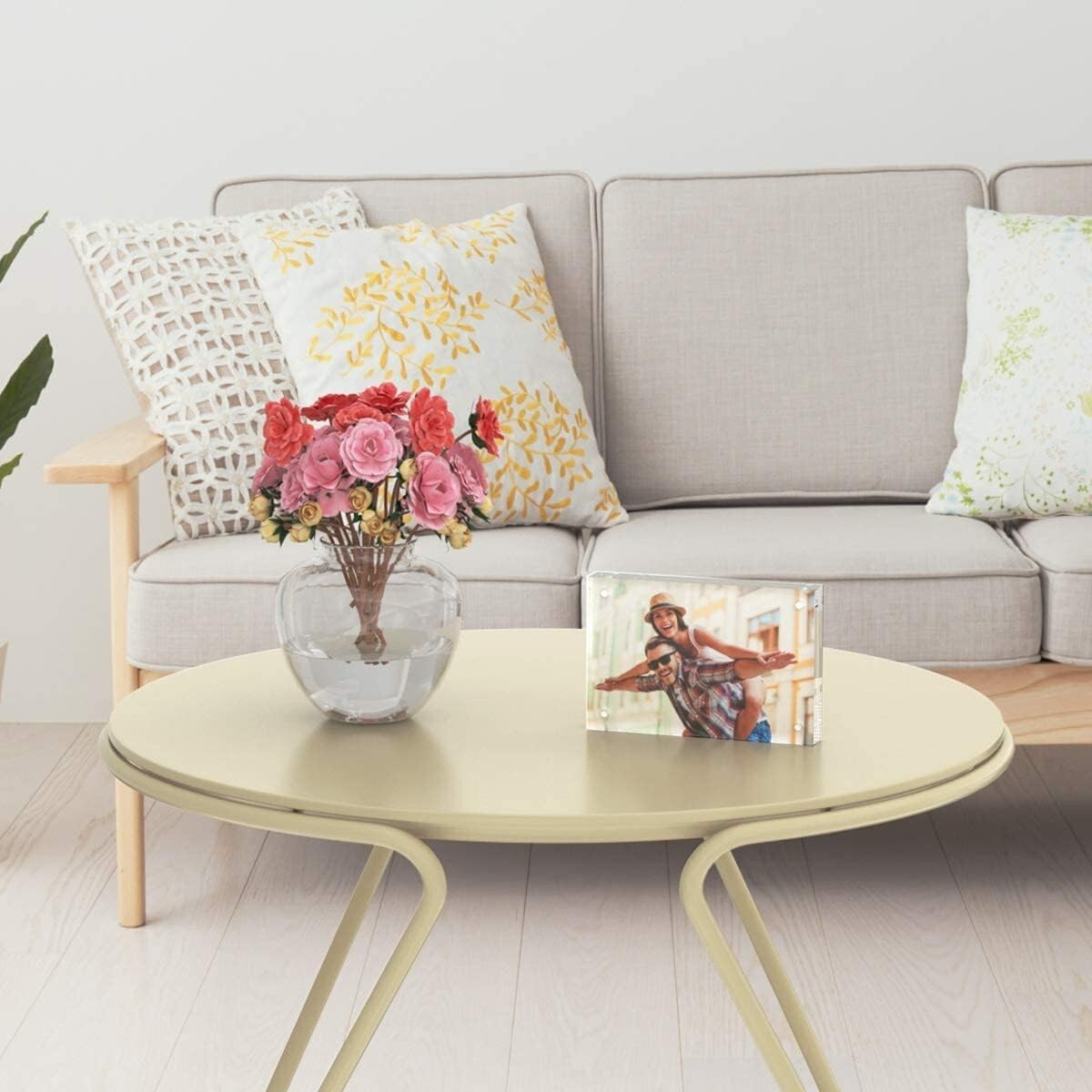 6 Pack Acrylic Picture Photo Frame Magnetic 4x6 Clear Free standing  4x6“