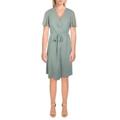 

Женское зеленое длинное свадебное платье макси с завязкой на талии Lauren Ralph Lauren  BHFO 1098, Зеленый