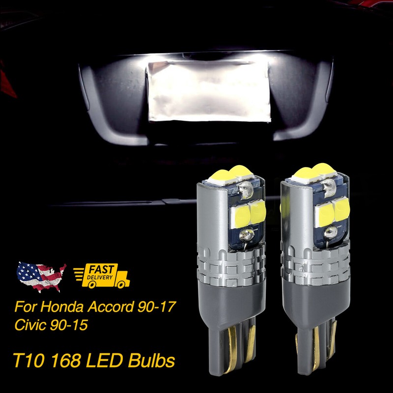 For Toyota Prius Error Free White 2x Super Bright 6000k