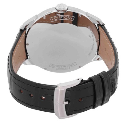 Pre-owned Baume Et Mercier Clifton White Dial Men's Watch M0a10365