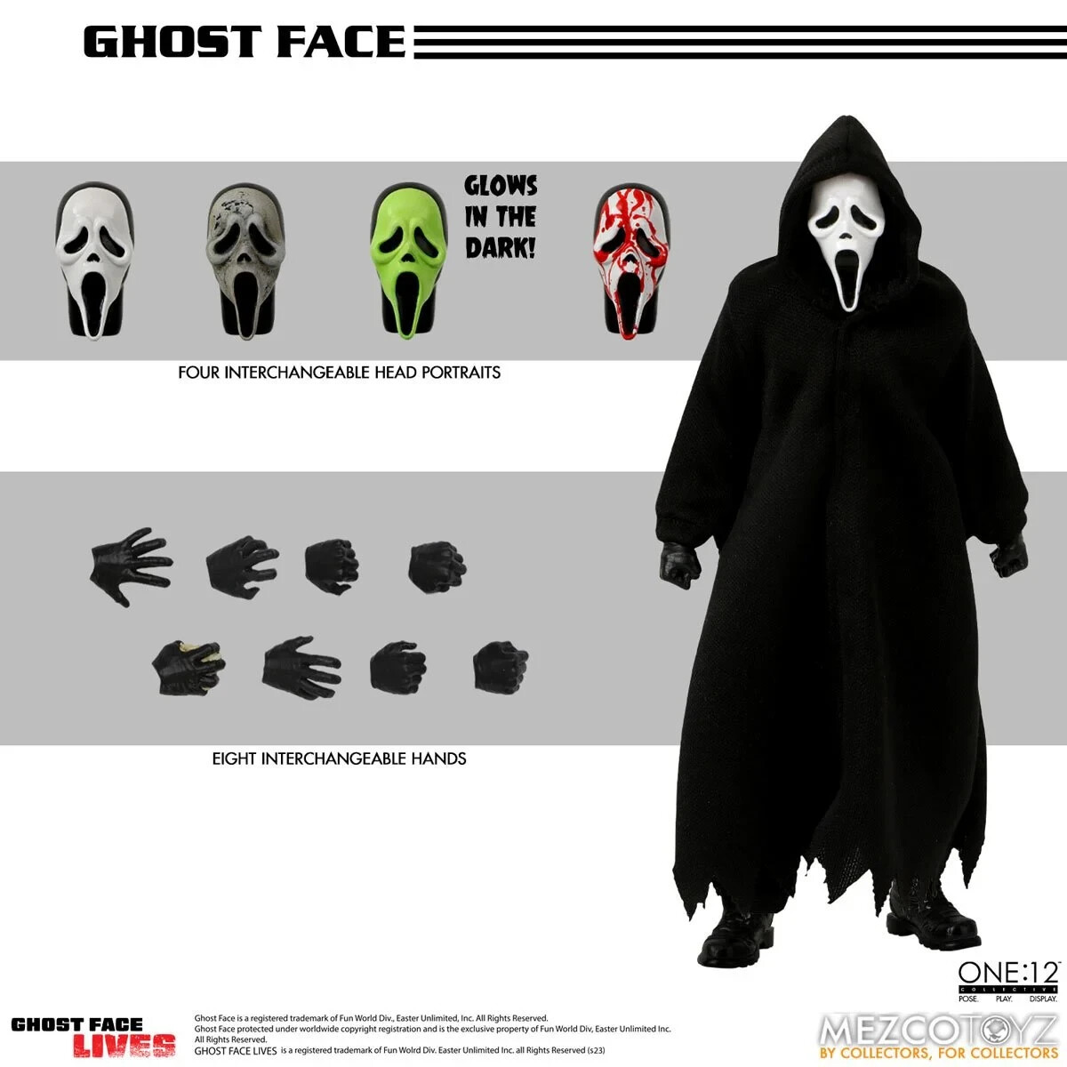 Ghost Face Lives Scream One:12 Collective Action Figure | eBay