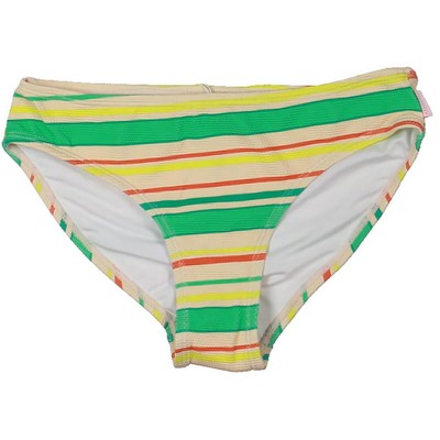 Плавки Seafolly Girls Tropical Nights в белую полоску с отделяющимся дном 12 BHFO 1817