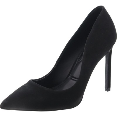 Aldo Womens Lala Black Leather Stiletto Pumps Shoes 6.5 Medium (B,M) BHFO 2425