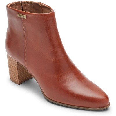 

Женские кожаные ботильоны Rockport Camdyn Tan 5 Medium (B,M) BHFO 8476