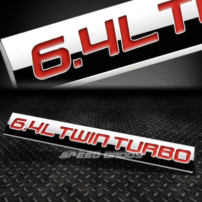 МЕТАЛЛИЧЕСКАЯ РЕШЕТКА БАГАЖНИКА, ЭМБЛЕМА, НАКЛЕЙКА С ЛОГОТИПОМ, ЗНАЧОК НА ОТДЕЛКЕ, ПОЛЬСКИЙ КРАСНЫЙ 6,4 л 6,4 л TWIN TURBO