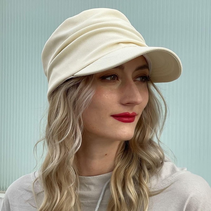 Women Newsboy Hats Cabbie Cap Chemo Headwear Cancer Hair Loss