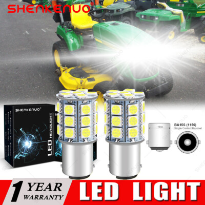 2x Blinding Bright LED Light Bulbs FOR Deere 2305 headlights bulbs JD LVU802955
