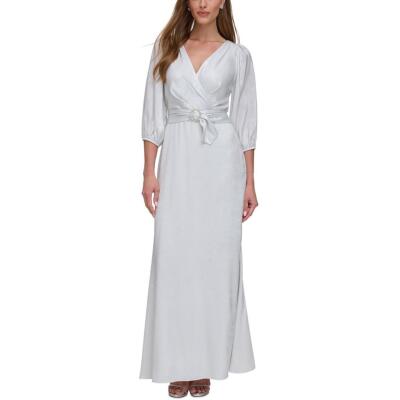 Женское вечернее платье DKNY с блестящей искусственной накидкой на шею BHFO 0972
