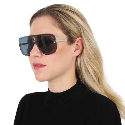Pre-owned Dior Ultra Blue Shield Ladies Sunglasses Cd40029u 10v 00 Cd40029u 10v 00