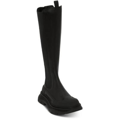 

Женские кожаные сапоги до колена Alexander McQueen PELLE GOMMA BHFO 0195, Черный, PELLE GOMMA