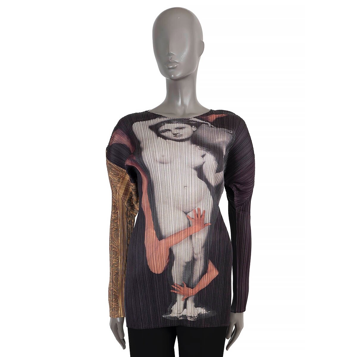 PLEATS PLEASE ISSEY MIYAKE - pleats please デニムライクシャツ長袖 PLEATS PLEASE ISSEY MIYAKE - pleats please デニムライク