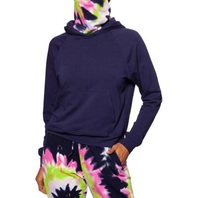 

Женская толстовка с капюшоном Betsy - Adam Tie Dye Top BHFO 0099, Navy multi
