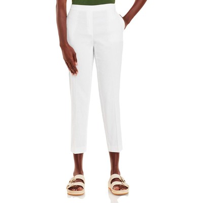 

Женские укороченные брюки с высокой посадкой из смеси льна и дерева Theory BHFO 9431, Treeca