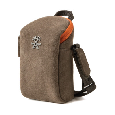 Crumpler Bavarian Boomer Pouch 100 (grey brown), Kameratasche, Ledertasche