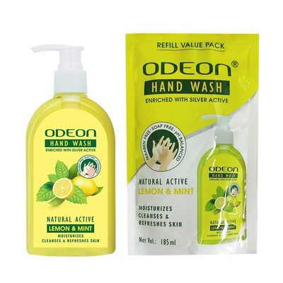 ODEON Hand Wash Lemon & Mint Natural  185ml