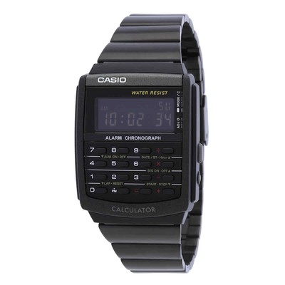Casio Data Bank Alarm Кварцевые цифровые мужские часы с черным циферблатом CA-506B-1A