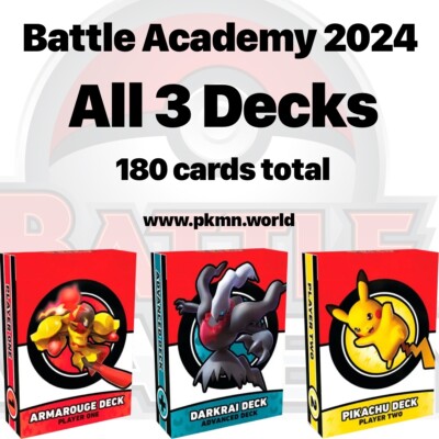 Pokémon Battle Academy 2024 (Decks Only)