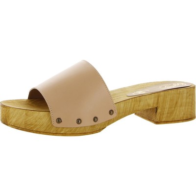 Seychelles Womens Marine Layer Beige Heel Sandals  7 Medium (B,M) BHFO 9418