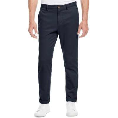 

Мужские брюки-чиносы Perry Ellis из саржи узкого кроя цвета хаки BHFO 0097, EHSB7002PS