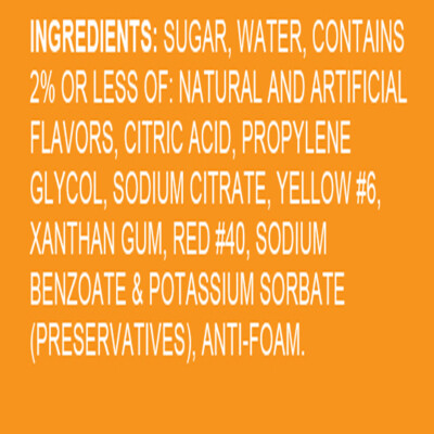 Hypothermias DREAMCICLE Flavor Syrup Snow Cone machine Shaved Ice Syrup GALLON