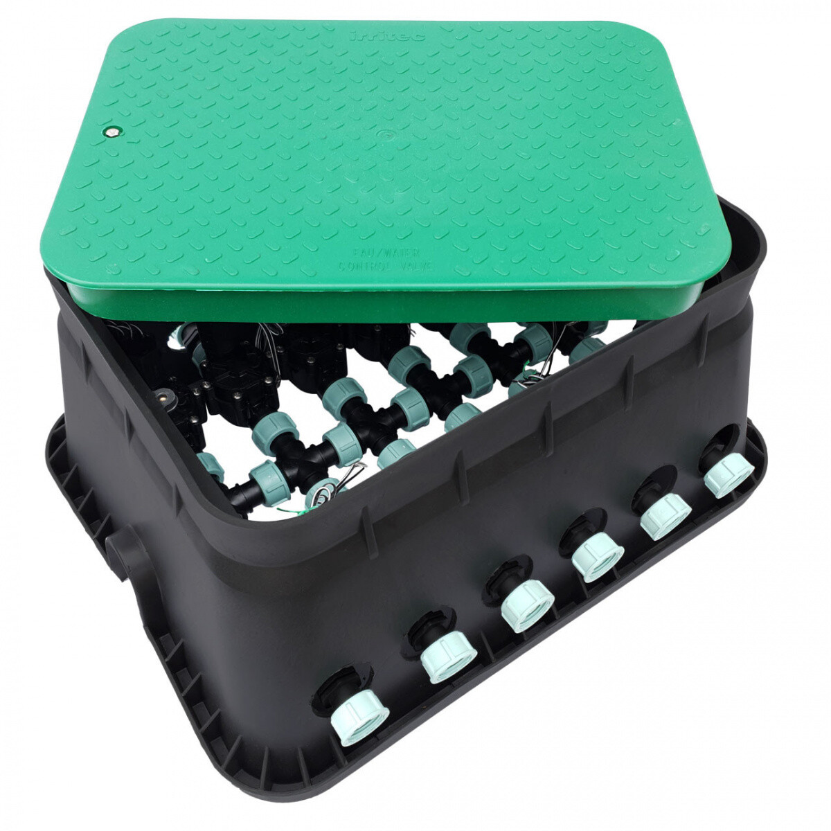 Ventilbox 1-12 Stationen mit Magnetventilen (24V AC) Bausatzset RAINBIRD