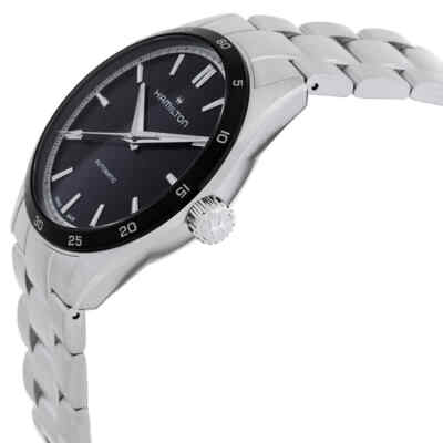 Pre-owned Hamilton Jazzmaster Performer Automatic Black Dial Unisex Watch H36205130