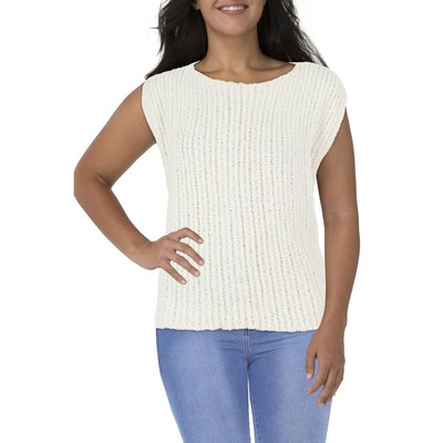 

Женский бежевый пуловер с ресницами Eileen Fisher, плюс 1 шт., BHFO 5413, Кость