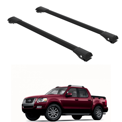 Roof Rack Cross Bars Set to fit Ford Explorer Sport Trac 2007 2010