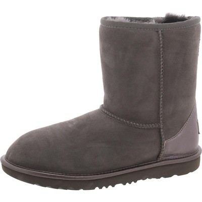 Ботинки из овечьей шерсти Ugg Womens Classic II Shine серого цвета, 6 средних размеров (B,M) BHFO 0057