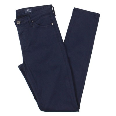 

Женские темно-синие сатиновые джинсы-сигареты AG Adriano Goldschmied Prima  BHFO 2990, Navy