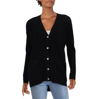 

Женский черный кашемировый кардиган Lauren Ralph Lauren, куртка-свитер  BHFO 4799
