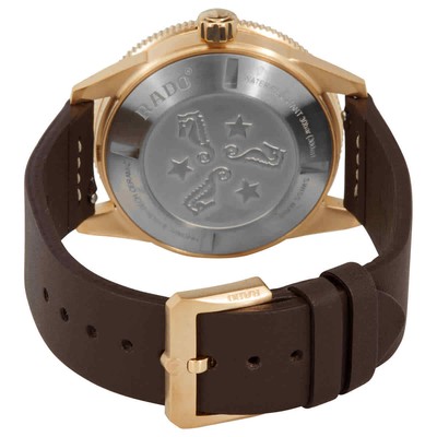 Pre-owned Rado Captain Cook Automatic Brown Dial Men's Watch R32504306