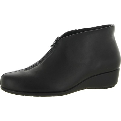 

Женские черные замшевые ботильоны Aerosoles, ширина 9 (C, D, W) BHFO 5193, Black leather