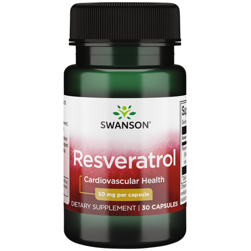 Swanson Resveratrol 50 мг 30 капсул
