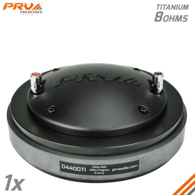 1x PRV Audio D4400Ti  2'' Exit Titanium Compression Driver  8 Ohms 400 Watts