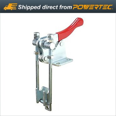 POWERTEC Latch Action Toggle Clamp w Threaded U Bolt-1980 lb Holding Cap (20324)