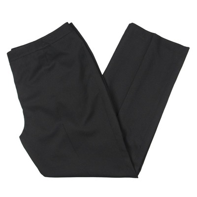 

Женские брюки Le Suit Black Shadow Stripe с плоской передней частью плюс  BHFO 5334, Black stripe