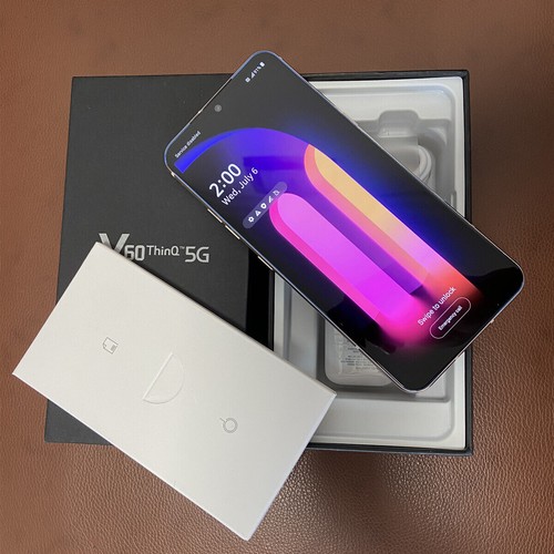 New Sealed LG V60 ThinQ 5G LM-V600AM V600TM V600VM 128GB Unlocked Smartphone