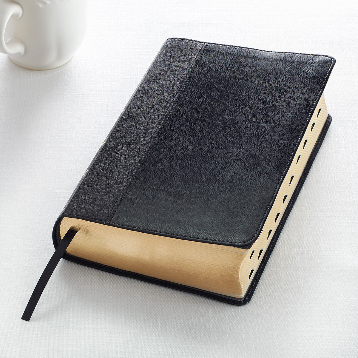 Kjv Holy Bible King James Version Black Giant Print Thumb Indexing Faux Leather