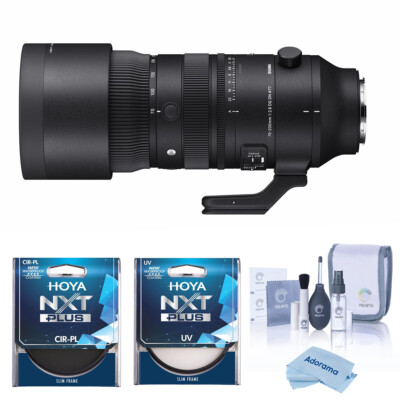 Спортивный объектив Sigma 70-200mm f/2.8 DG DN OS для Sony E, с 77-миллиметровыми фильтрами UV CPL