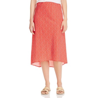 

Женская красная юбка миди с отворотом миди с цветочным принтом Charlie Holiday  BHFO 5244, Red daisy