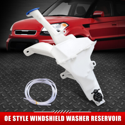 ДЛЯ 14-19 KIA SOUL OE STYLE БАЧОК ДЛЯ ЖИДКОСТИ ОМЫВАТЕЛЯ ЛОБОВОГО СТЕКЛА С КРЫШКОЙ + НАСОС