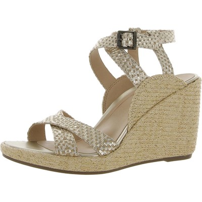 Женские босоножки на танкетке Vionic Bonita Gold из кожи 8 средних размеров (B,M) BHFO 1084