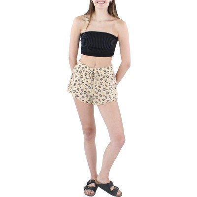 

Anthropologie Maronie Womens Tan Animal Comfy Shorts Loungewear  BHFO 0694, Коричневый, MST102242B