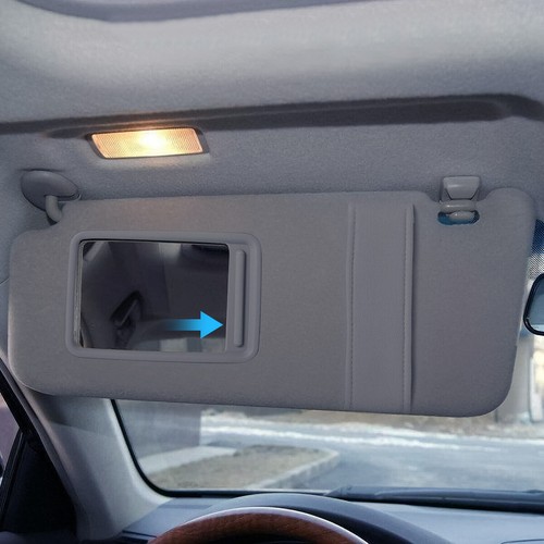 For 2007-2011 Toyota Camry Gray Sun Visor Left Driver Side With Sunroof + Light